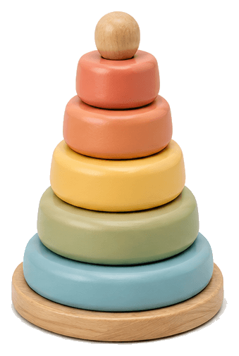 Wooden Rainbow Stacker
